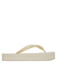 Calvin Klein Jeans Japonki Beach Sandal Flatform Tpu YW0YW01830 Écru. Klapki damskie Calvin Klein Jeans, bez wzorów, z jeansu, bez obcasa. Za 99.99 zł.