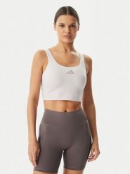 Adidas Top Power Light Support KD2227 Fioletowy Slim Fit. Fioletowe koszulki sportowe damskie Adidas, s, bez wzorów, z syntetyku, bez kołnierzyka, bez ramiączek, na fitness i siłownię. Za 198.99 zł.