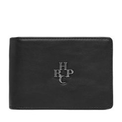 Portfel Beverly Hills Polo Club. Czarne portfele męskie Beverly Hills Polo Club, bez wzorów. Za 59.99 zł.