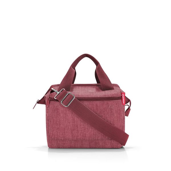 Torba ALLROUNDER CROSS, twist maroon. Czerwone torby na ramię damskie Reisenthel, bez wzorów, z poliesteru, sportowe, bez dodatków. Za 167.90 zł.