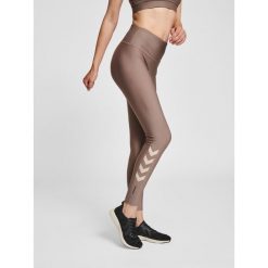 Damskie wysokie legginsy Hummel TE Tola. Szare legginsy sportowe damskie Hummel, l, bez wzorów, z dżerseju, na fitness i siłownię. Za 246.00 zł.