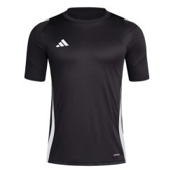 Koszulka Mężczyzna Adidas Tiro 24 czarny. Czarne koszulki sportowe męskie Adidas, l, bez wzorów, z materiału, bez kołnierzyka, bez ramiączek, na fitness i siłownię. Za 127.95 zł.