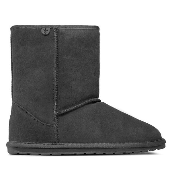 Śniegowce EMU Australia. Szare buty zimowe chłopięce Emu Australia, bez wzorów, bez zapięcia. Za 269.99 zł.