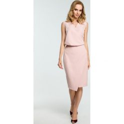 Sukienka z drapowaniem moe395. Sukienki damskie marki MOE. Za 149.00 zł.