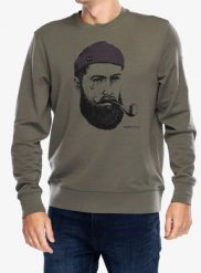 Bluza bez kaptura męska Super.natural Sn Sailor Crew. Zielone bluzy męskie super.natural, m, bez wzorów, z elastanu, bez kaptura. Za 449.89 zł.