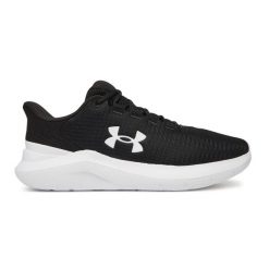 Buty do biegania męskie Under Armor Rhade RN. Czarne buty sportowe męskie Under Armour, z materiału, bez zapięcia, do biegania. Za 173.99 zł.