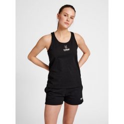 Damski tank top Hummel GC Val. Czarne obuwie sportowe damskie Hummel, bez wzorów, na fitness i siłownię. Za 107.00 zł.