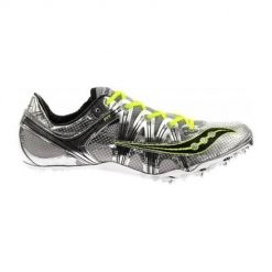 Buty do biegania męskie Saucony Showdown. Szare buty sportowe męskie Saucony, z materiału, bez zapięcia, do biegania. Za 392.00 zł.