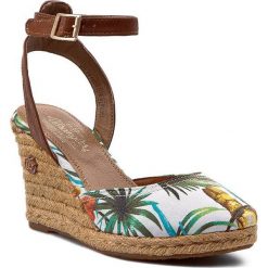 Espadryle WRANGLER - Brava Jute WL151571 White/Tropical 307. Klapki damskie marki Wrangler. W wyprzedaży za 189.00 zł.