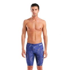 Spodenki pływackie męskie Arena Fireflow Swim Jammer. Niebieskie szorty męskie Arena, m, bez wzorów. Za 219.99 zł.