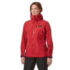 Damska kurtka wodoodporna Helly Hansen Odin 9 Worlds 2.0. Czerwone kurtki damskie Helly Hansen, bez wzorów, bez kaptura. Za 1,389.00 zł.