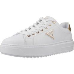 Buty GUESS FLJD12 LEA12 Biały. Białe obuwie sportowe damskie Guess, z aplikacjami, ze skóry, trekkingowe. Za 595.11 zł.