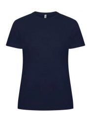 Clique Classic OC-T Women T-shirt 100% bawełna organiczna, dark navy. Niebieskie t-shirty damskie CLIQUE, xl, bez wzorów, z bawełny, klasyczne, bez kołnierzyka. Za 118.10 zł.
