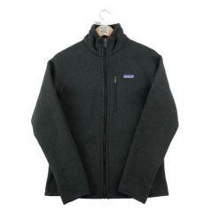 Second life - Kurtka polarowa damska z pełnym zamkiem - Jak nowy. Czarne kurtki damskie Patagonia, xs, bez wzorów, z polaru, bez kaptura. Za 256.96 zł.