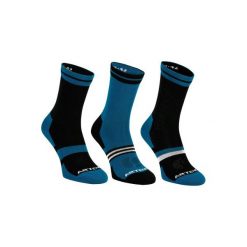 Skarpety sportowe RS160 3 pary. Niebieskie skarpety damskie ARTENGO. Za 14.99 zł.