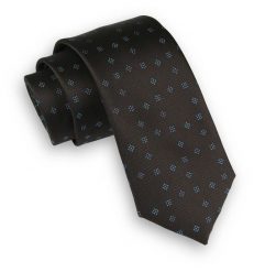 Ciemny Brązowy Elegancki Krawat -Angelo di Monti- 6 cm, Męski, w Figury Geometryczne. Brązowe krawaty i muchy Angelo di Monti, bez wzorów, eleganckie. Za 45.00 zł.