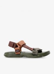Sandały męskie Camper Karst Sandal. Brązowe sandały męskie Camper, z otwartym noskiem, bez zapięcia. Za 417.99 zł.