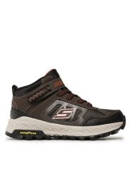 Skechers Sneakersy Trekor 403712L/CHBK Brązowy. Brązowe buty sportowe chłopięce Skechers, bez wzorów, ze skóry, bez zapięcia. Za 199.99 zł.