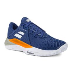 Buty do tenisa męskie Babolat Propulse Fury 3 All Court. Niebieskie buty sportowe męskie BABOLAT, bez zapięcia, tenisowe. Za 419.99 zł.