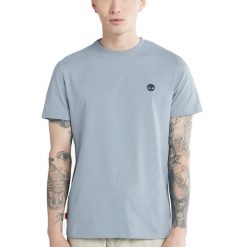 T-Shirt Dunstan River Rozmiar XXL Niebieski - TB0A2BPR940. Niebieskie t-shirty męskie Timberland, xl, bez wzorów, z bawełny, klasyczne, bez kołnierzyka. Za 140.45 zł.