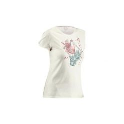 Koszulka turystyczna Nature NH500 damska. Białe t-shirty damskie marki QUECHUA, z bawełny. Za 39.99 zł.