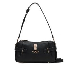 Torebka Guess. Czarne torebki do ręki damskie Guess, z aplikacjami, klasyczne, bez dodatków. Za 549.99 zł.