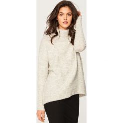 Miękki sweter ze stójką - Jasny szar. Swetry damskie marki KALENJI. W wyprzedaży za 59.99 zł.