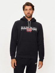 Napapijri Bluza B-Alymer NP0A4I1D Czarny Regular Fit. Czarne bluzy męskie Napapijri, m, bez wzorów, z bawełny, bez kaptura. Za 369.99 zł.