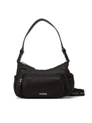 HUGO Torebka Bel Shoulder 50547092 Czarny. Czarne torebki do ręki damskie Hugo, bez wzorów, z materiału, bez dodatków. Za 339.99 zł.