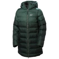 Parka damska z kapturem Helly Hansen Active. Zielone kurtki damskie Helly Hansen, na zimę, bez wzorów, z kapturem. Za 1,040.25 zł.