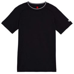 Koszulka tenisowa męska z krótkim rękawem Wilson Team Seamless Crew. Białe buty sportowe męskie Wilson, m, bez wzorów, bez kołnierzyka, bez ramiączek, tenisowe. Za 259.50 zł.