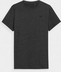 4f Tshirt Ciemny Szary Melanż TTSHM536 r. S. Szare t-shirty męskie 4f, m, bez wzorów, bez kołnierzyka. Za 46.35 zł.