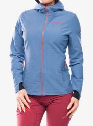 Kurtka softshell damska La Sportiva Descender Storm Jacket. Niebieskie kurtki damskie La Sportiva, xs, bez wzorów, z materiału, bez kaptura. Za 593.99 zł.