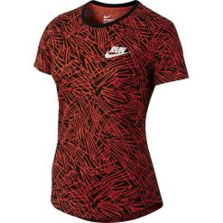 Nike Koszulka damska Run P W Palm Aop Tee czerwona r. M (739545 696). Bluzki damskie marki Nike. Za 78.89 zł.