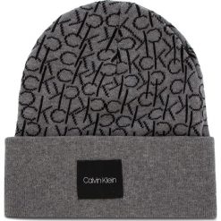 Czapka CALVIN KLEIN - Ck Knitted Beanie M K50K504103 013. Szare czapki i kapelusze męskie Calvin Klein. Za 159.00 zł.