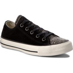 Tenisówki CONVERSE - Ctas Ox 157666C Black/Black/Egret. Trampki męskie Converse, z gumy. W wyprzedaży za 259.00 zł.