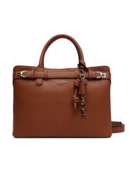 Guess Torebka Gregoria HWBG85 46070 Brązowy. Brązowe torebki do ręki damskie Guess, z aplikacjami, ze skóry, bez dodatków. Za 419.99 zł.