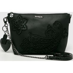 Desigual - Torebka. Czarne torby na ramię damskie Desigual. Za 299.90 zł.