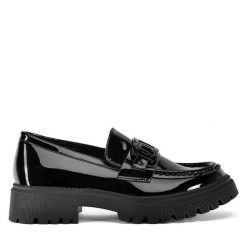 Loafersy DeeZee. Czarne mokasyny damskie DeeZee. Za 149.99 zł.