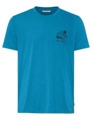 Koszulka funkcyjna M Tekoa T-Shirt III. Niebieskie t-shirty męskie Vaude, na lato, m, bez wzorów, z materiału, bez kołnierzyka. Za 219.00 zł.