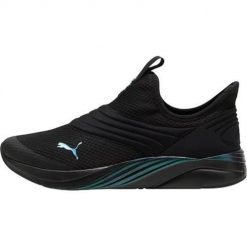 Buty do biegania damskie Puma Softride Sophia 2. Czarne obuwie sportowe damskie Puma, bez wzorów, z materiału, do biegania. Za 239.00 zł.