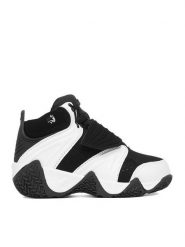 Shaq Sneakersy CEO-DEVASTATOR AQ95010T-BW Czarny. Czarne buty sportowe chłopięce Shaq, bez wzorów, z materiału, bez zapięcia. Za 159.99 zł.