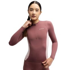 Damska koszulka rowerowa gravel z długim rękawem Kolarstwo Siroko GM3-W Polvar. Brązowe bluzy sportowe damskie SIROKO, bez wzorów, z materiału, rowerowe. Za 252.00 zł.