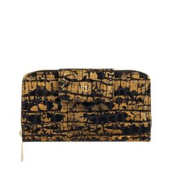 Damski portfel Canaletto ze złotej skóry naturalnej – luksus i nowoczesność PD2006s79 RFID. Czarne portfele damskie bez wzorów, ze skóry. Za 190.00 zł.