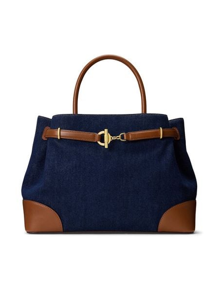 LAUREN RALPH LAUREN Torebka 431P04295001 Granatowy. Niebieskie torebki do ręki damskie Lauren Ralph Lauren, bez wzorów, z materiału, bez dodatków. Za 2,199.00 zł.