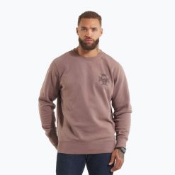 Bluza męska Pitbull Bite Me Crewneck Sweatshirt. Czerwone bluzy sportowe męskie PITBULL, m, bez wzorów, z bawełny, bez kaptura, na fitness i siłownię. Za 169.99 zł.