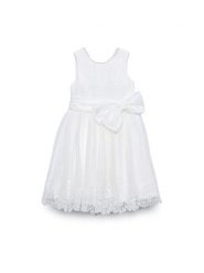 Abel & Lula Sukienka elegancka 5051 Biały Regular Fit. Białe sukienki dla dziewczynek Abel & Lula, bez wzorów, z syntetyku, eleganckie, bez ramiączek. Za 589.99 zł.