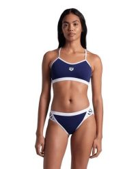 Strój kąpielowy damski dwuczęściowy kostium na basen Arena Icons. Niebieskie bikini damskie Arena, l, bez wzorów. Za 161.98 zł.