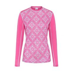 Damska koszulka z długim rękawem Kari Traa Iselin. Czerwone koszulki sportowe damskie Kari Traa, bez wzorów, sportowe, bez kołnierzyka. Za 428.50 zł.