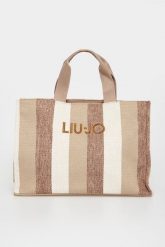 Torebka płócienna shopperka LIU JO. Plecaki damskie Liu Jo, bez wzorów, bez dodatków. Za 469.00 zł.